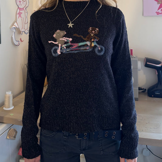 Cat and mouse jumper