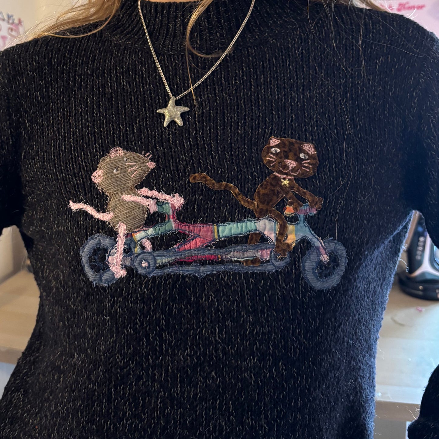 Cat and mouse jumper