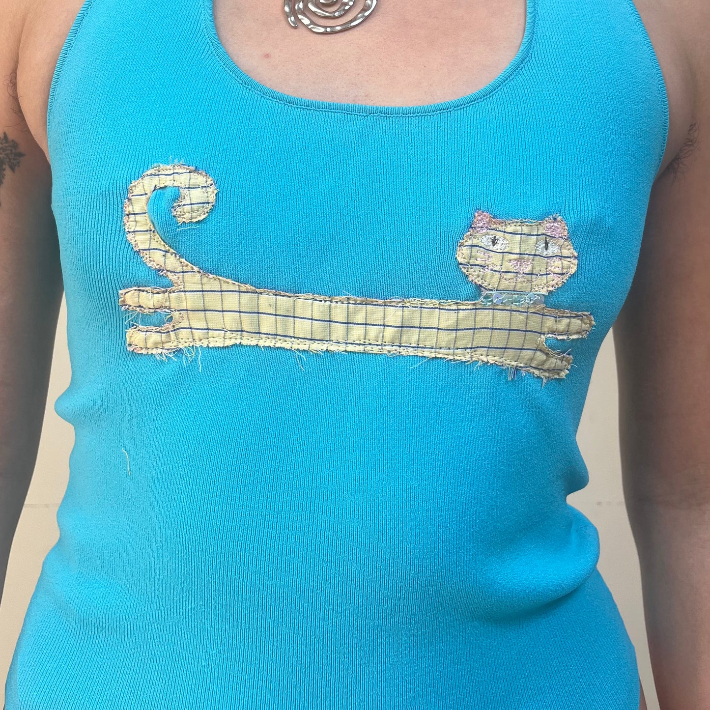Halter Neck Cat Top