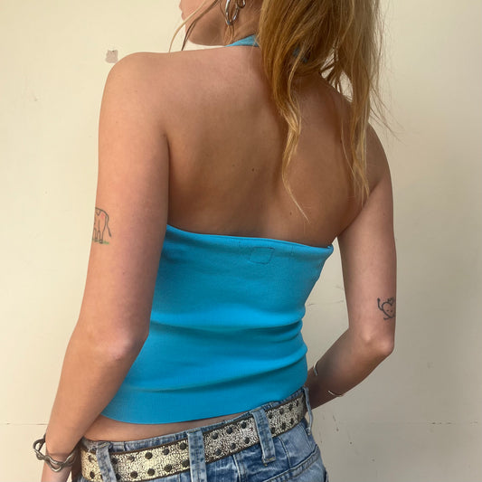Halter Neck Cat Top